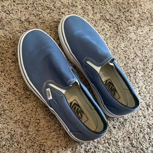 Women’s Navy Slip On Vans